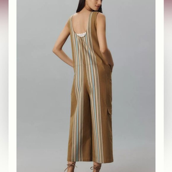 Anthropologie Multicolor Striped Jumpsuit - Picture 2 of 7